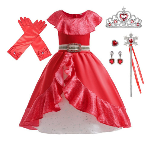 Disfraz De Princesa Elena Avalor Para Niña Fiesta De Cumpleaños Rol Cosplay Carnaval Halloween