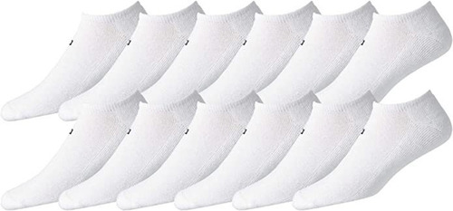Footjoy Mens Comfortsof Low Cut Pack Socks White Fits Shoe S