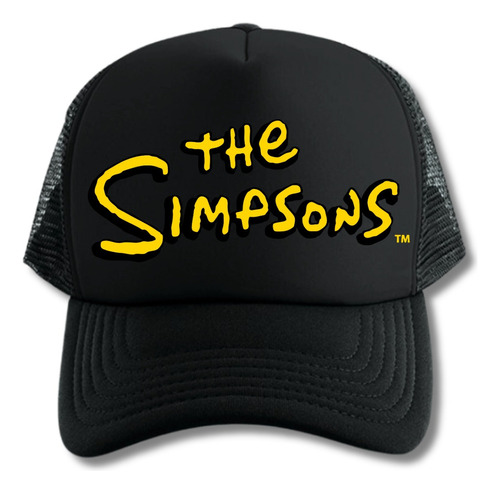 Gorra Trucker The Simpsons Show Black And White Serie Tv