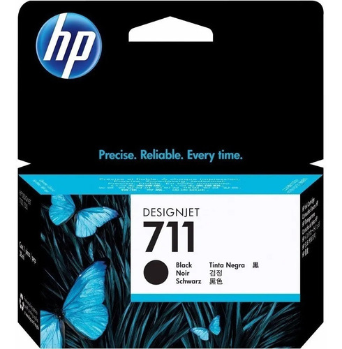 Cartucho Hp 711 Negro 38ml Cz129a Hp T120 T520 Original 