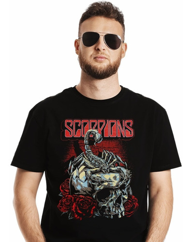 Polera Scorpions 50th Anniversary Rock Impresión Directa