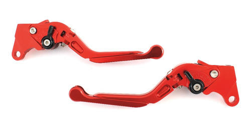 Juego Manija Retractil Para Moto Italika Ft 125 Color Rojo