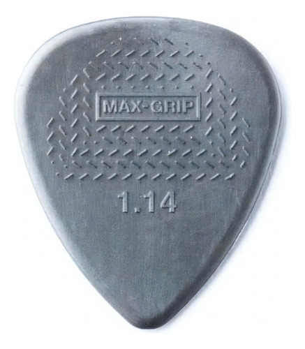 Palheta Maxgrip Nylon 1.14mm Cinza Pct C/12 449p.1.14 Dunlop
