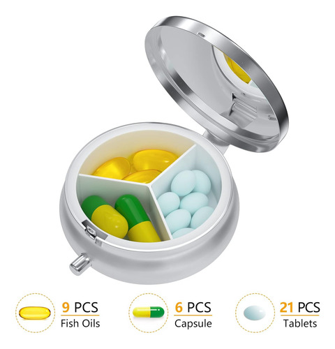 Pastillero Pequeño De Bolsillo Nipichsha A1 Portátil