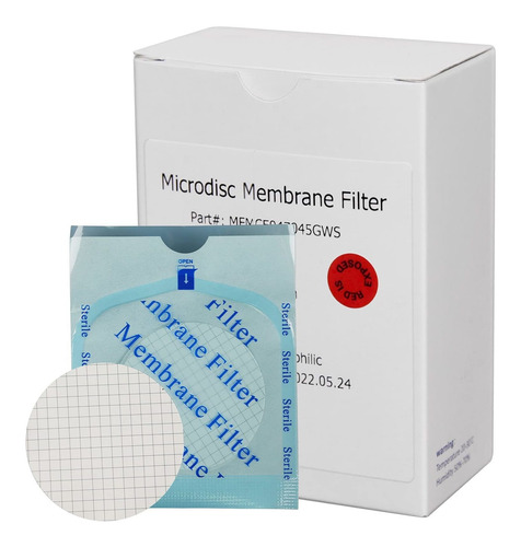 Mce - Filtro De Membrana Microdisco, Estéril Cuadrícula Indi