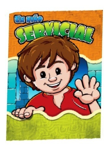 Un Niño Servicial- Libro Bíblico Para Colorear Pack 20 Unid.