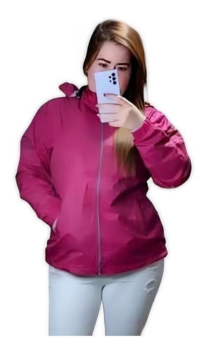 Chaqueta Corta Viento Mujer Con Malla Ultra Liviana Impermeable