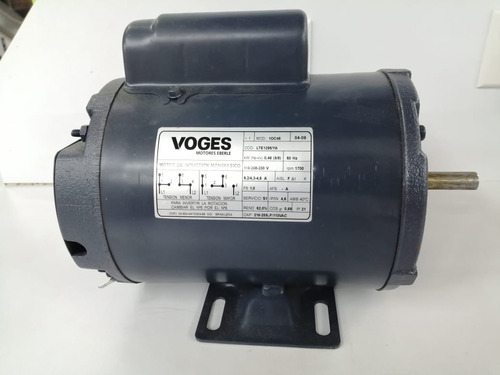 Motor Voges Eberle De 1/2 Hp 5/8p Vog-lte1295