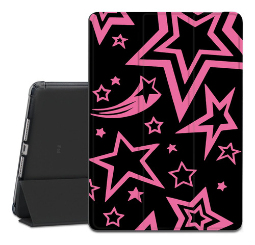 Wihytec Funda Con Diseno De Estrella Rosa Para iPad De 7ª/8ª