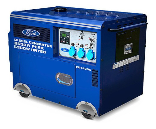 Grupo Electrogeno Ford Diesel 6500w (generador Encabinado)