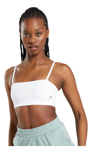 Top Gymshark Bandeau Blanco