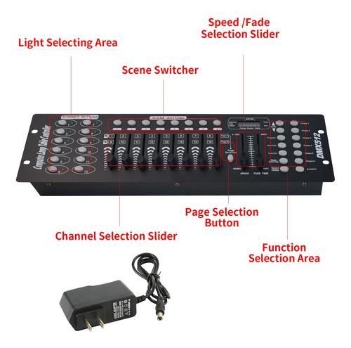 Iverens 192 Dmx Controller Controlador De Luz Dmx