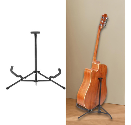 Un Marco De Metal Universal Plegable Soporte De Guitarra