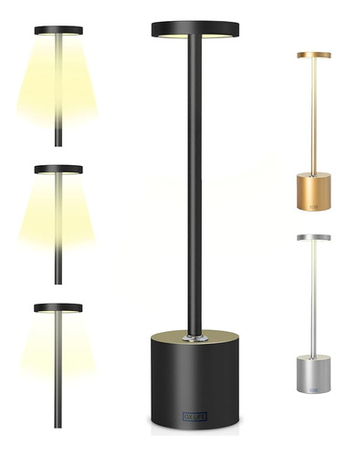 Lámpara De Mesa Led Inalámbrica, Tamaño Completo, Diseño Min