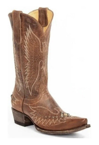 Botas Vaqueras Vaqueras Vintage Estilo Western Chic Mujer