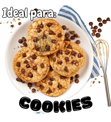 Gotas Pingo Mavalério Forneável 1,01kg Cookies Muffins