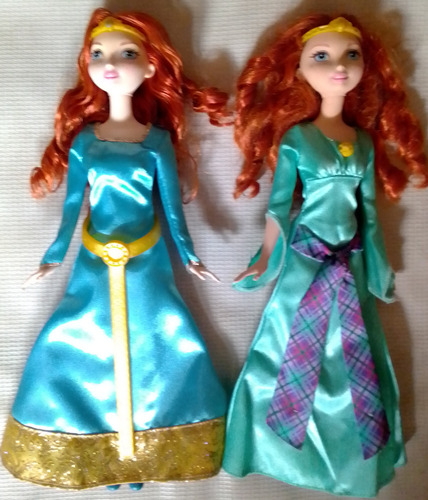 Brave / Valiente Merida Disney Mattel 2 Figuras 28cms.