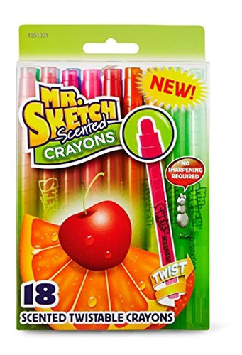 Mr. Sketch 1951331 - Crayones Aromáticos, 18 Unidades