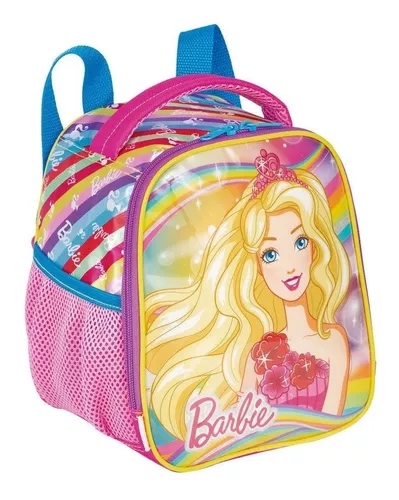 LANCHEIRA TERMICA BARBIE ESCOLA DE PRINCESAS LILÁS REF.61043 SESTINI -  Papelaria Dolly