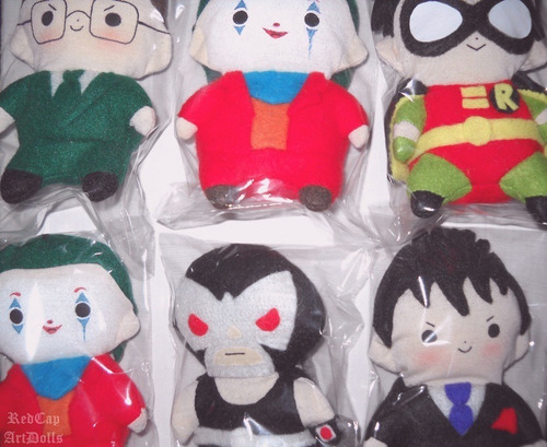 Mini Peluche Llavero Batman Oswald Cobblepot Poison Ivy Dc