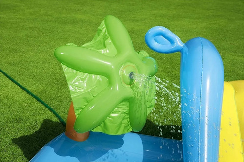 Pileta Inflable Infantil Play Center Spray Pelotero Bestway