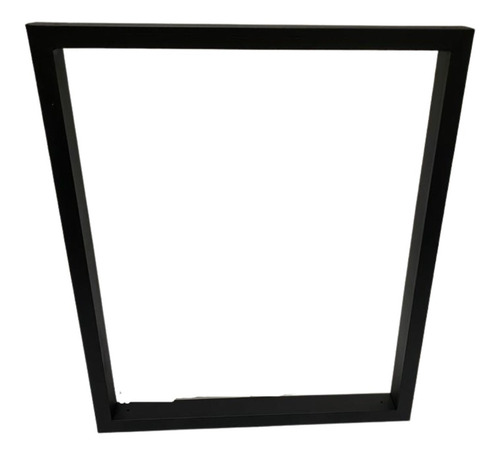 2 Pé Base Jantar 80x60 Tubo Metalon 50x30