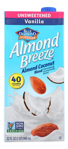 Leche De Coco Y Almendras Sin Azúcar 946 Ml