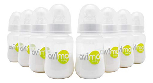 Avima 10 Oz Anti Colic Baby Bottles, Bpa Gratis, Rygvd