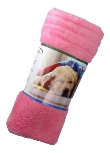 Manta Cobertor Soft Para Pet Cachorro E Gato Rosa
