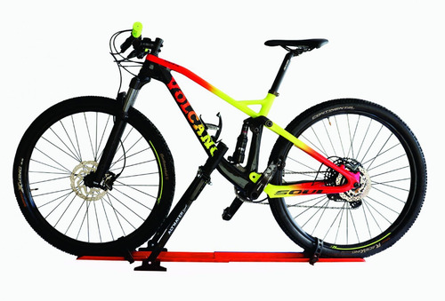 Imagem 3 de 7 de Transbike Canaleta Strongline Transporte De Bike Laranja