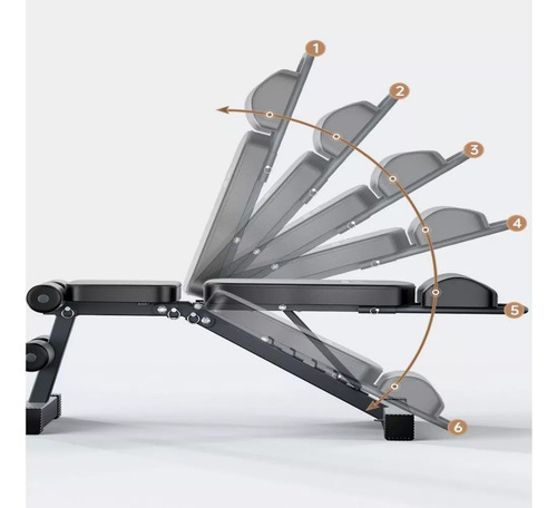 Banco Abdominal Multiuso Reclinable Ajustable