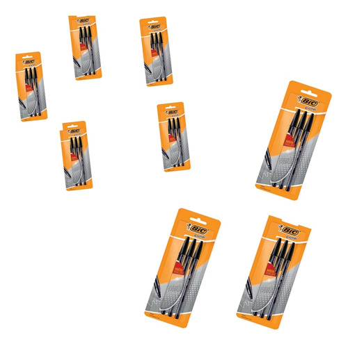 Bolígrafo Bic Cristal Fino 3 Pzas 8pack