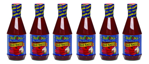 Pico Pica - Salsa Caliente Mexicana  Caliente, 40 Ml, 6 Unid