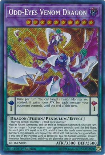 Odd-eyes Venom Dragon - Bllr - Secret Rare