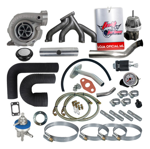 Kit Turbo Vw Ap Deslocado Avionic P/ac/dh 42.48 Pulsativa Mp