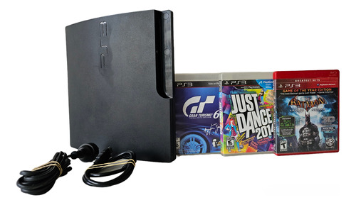 Playstation 3 Slim 150gb + Cable Power, Hdmi Y Juegos 