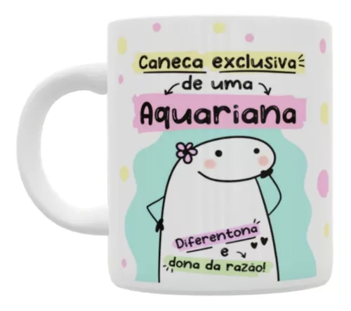 Caneca De Signos Flork Meme Palito Presente Envio Imediato - R$ 35,97