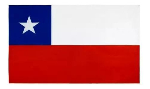 Bandera Chilena 146 X 87 Cm Hecha En Seda Oferta