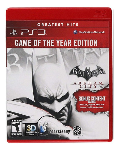 Batman Arkham City Goty - Ps3 Fisico Original (Usado)