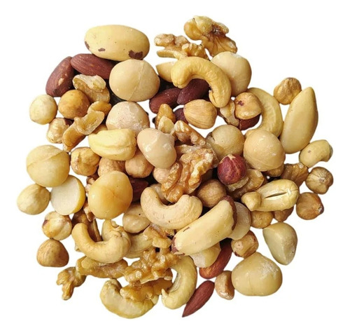 Mix Castanhas Macadâmia/caju/pará/amêndoa/nozes/1kg