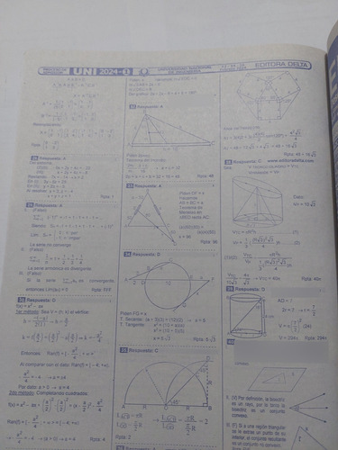 Libro De Examenes De Admision Uni 2014 Al 2019