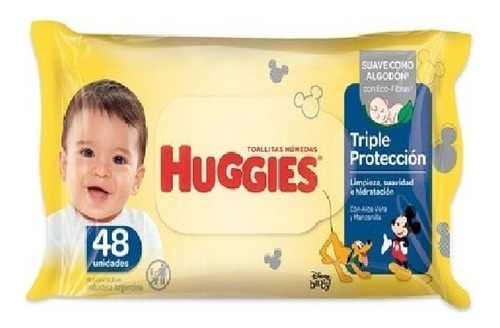 Huggies Toallitas Húmedas Clasico Y Cotidiano X 48 Unidades