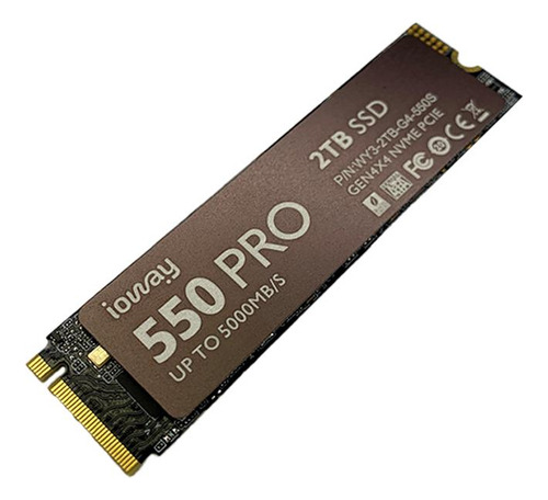 Ssd 2tb M.2 Nvme Gen4 5000mb/s Ioway Preto