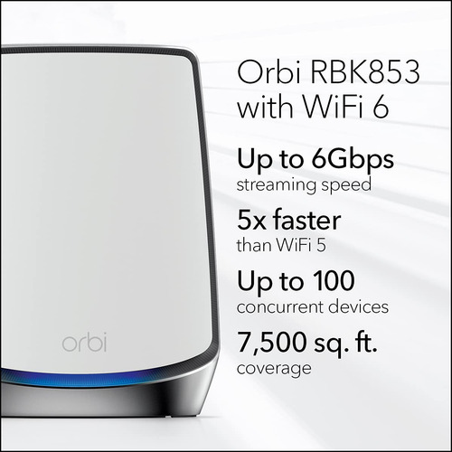 Sistema De Red De Malla Wifi 6 De Tri-banda Netgear Orbi