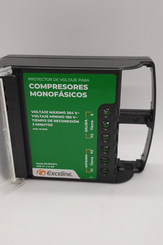 Protector De Voltaje Compresores Monofasicos 220v Exceline