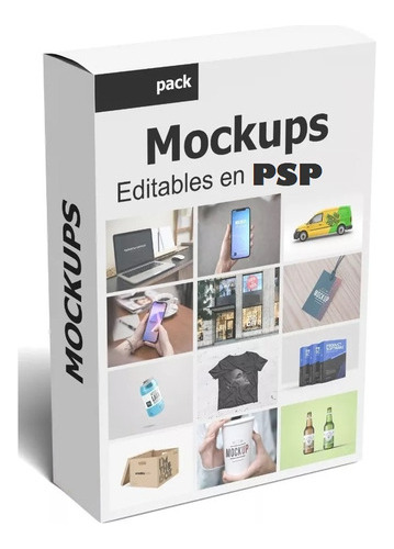 Pack Vectores Mockups Psp Muestrarios Editables Psd