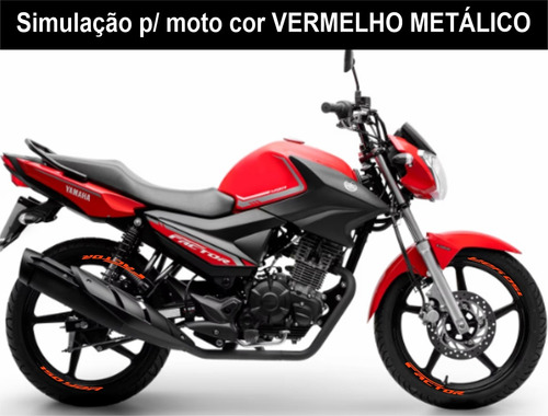 Adesivo De Roda Refletivo Yamaha Factor 150 2024 Mod.a1