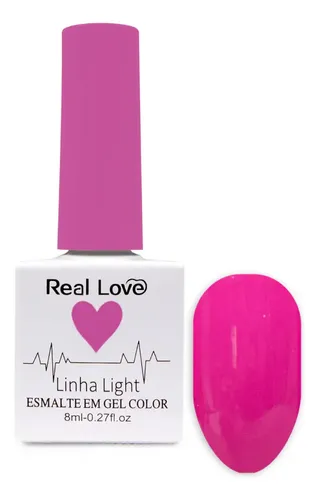 Esmalte Em Gel Real Love Linha Light Color | MercadoLivre