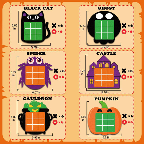 Juegos De Regalos De Fiesta De Halloween Tic Tac Toe Para Ni