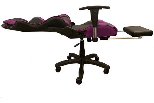 Silla Pc Gamer 06 Violeta 2 Almohadones/apoyapies